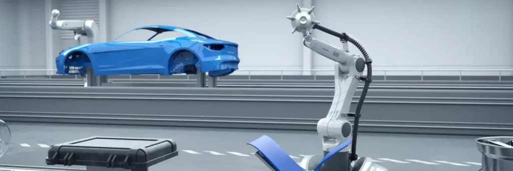 automated car painting robot