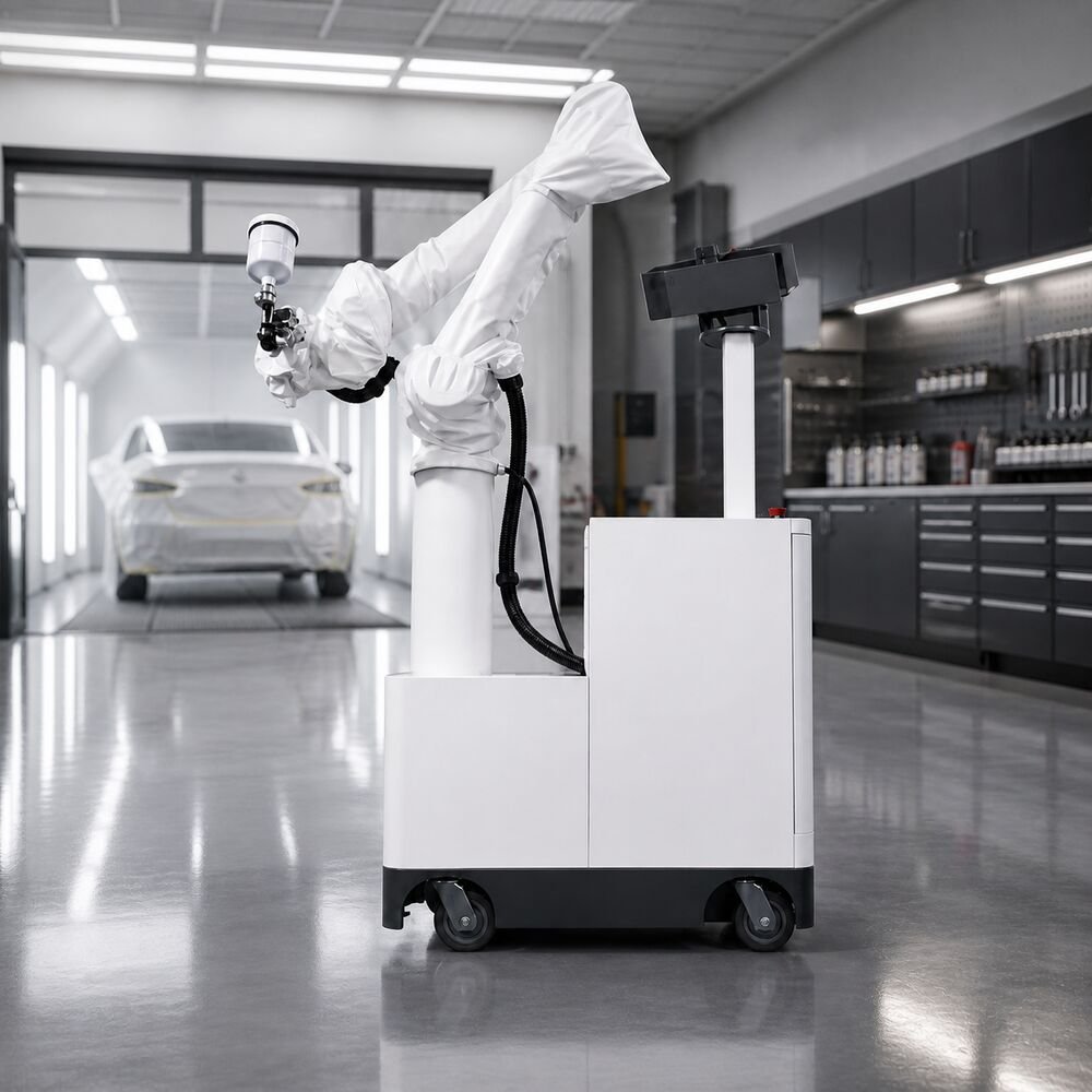 automated robotic spray painting machine