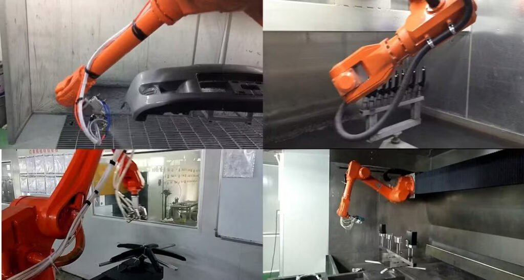6 Axis Paint Robot in an automotive facility
