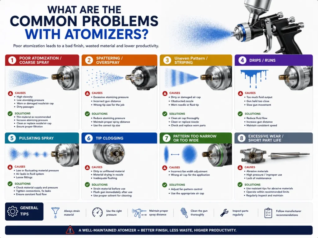 What Are the Common Problems With Atomizers