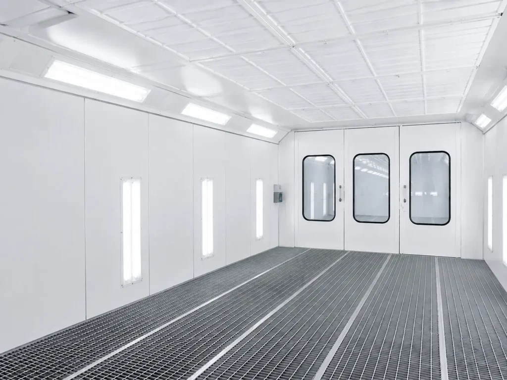 fully operational automated spray booth